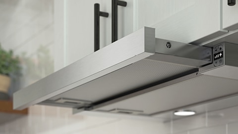 Built-in cooker hoods